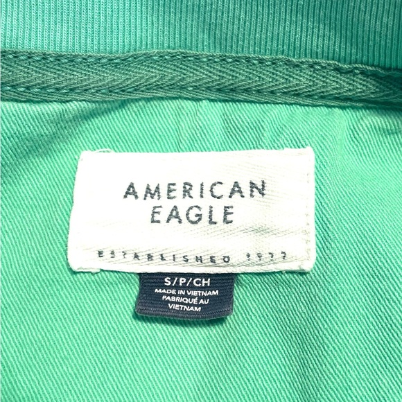 American Eagle Outfitters Teal Crewneck Sweater - Picture 7 of 10